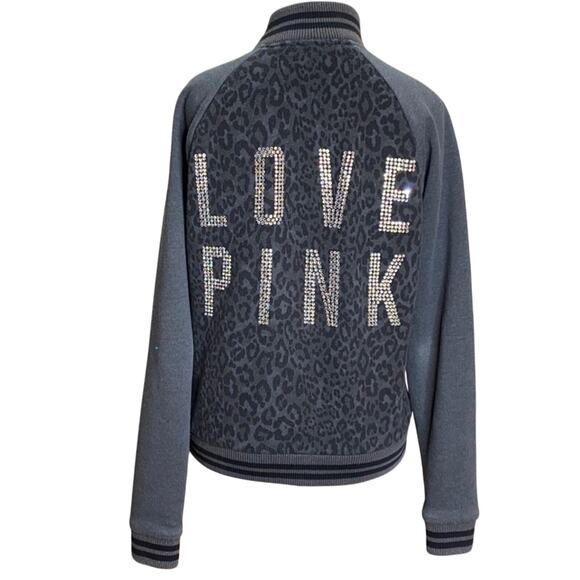 PINK Victoria Secret Leopard Rhinestone Love Pink - Picture 4 of 7
